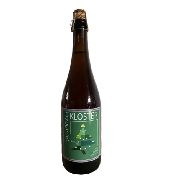 Klosterbryggeriet Kloster Grøn Jul gylden juleøl med nelliker, 75 cl