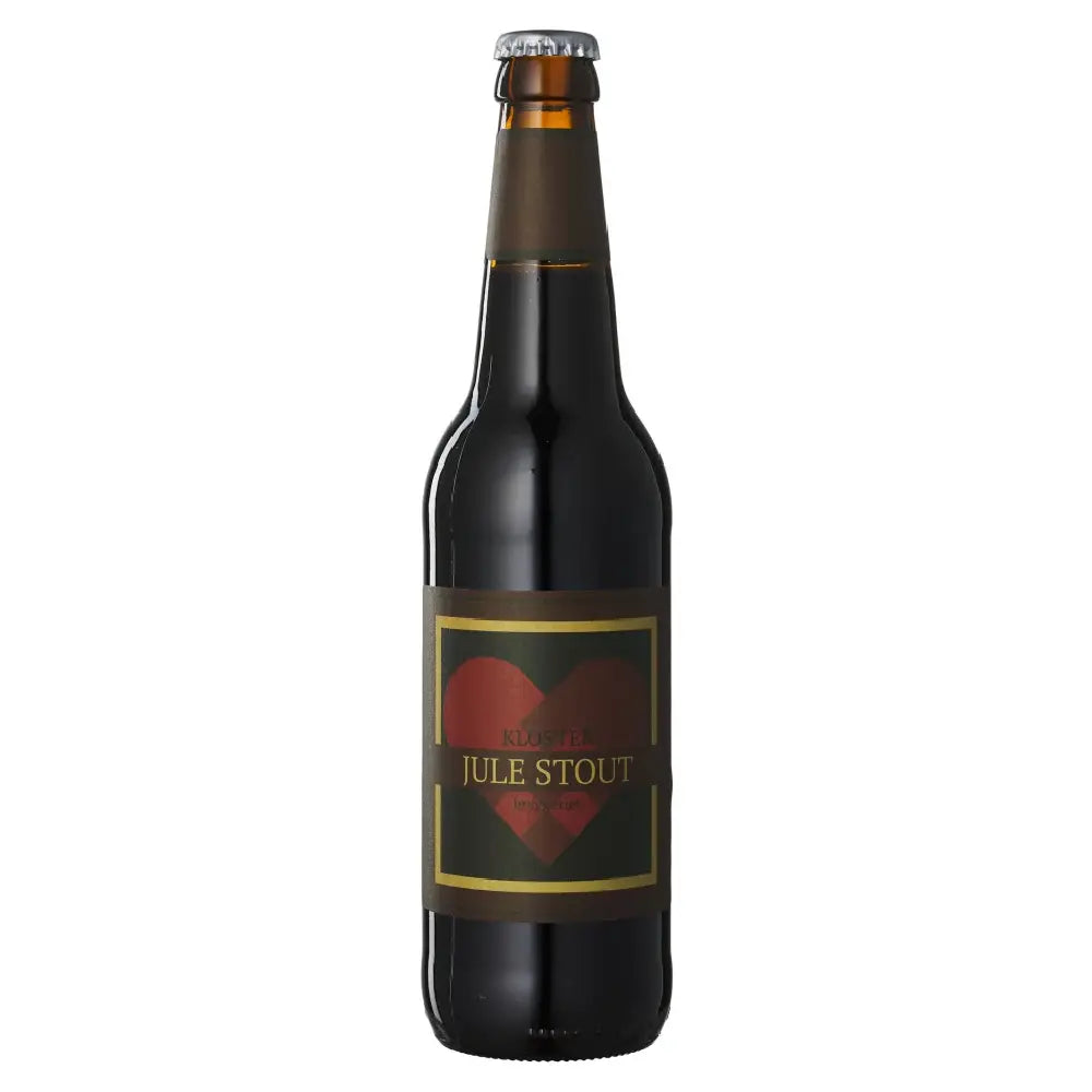 Klosterbryggeriet Kloster Jule Stout Økologisk 50 cl, mørk dansk juleøl med ristede malte, chokolade, kanel og appelsin