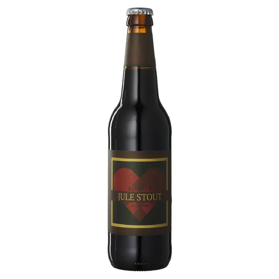 Klosterbryggeriet Kloster Jule Stout Økologisk 50 cl, mørk dansk juleøl med ristede malte, chokolade, kanel og appelsin