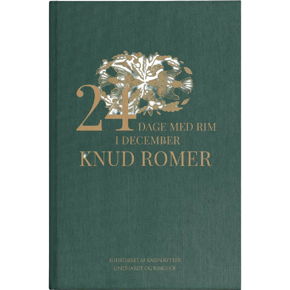 Knud Romer 24 dage med rim i december julebog med illustrationer af Karin Rytter