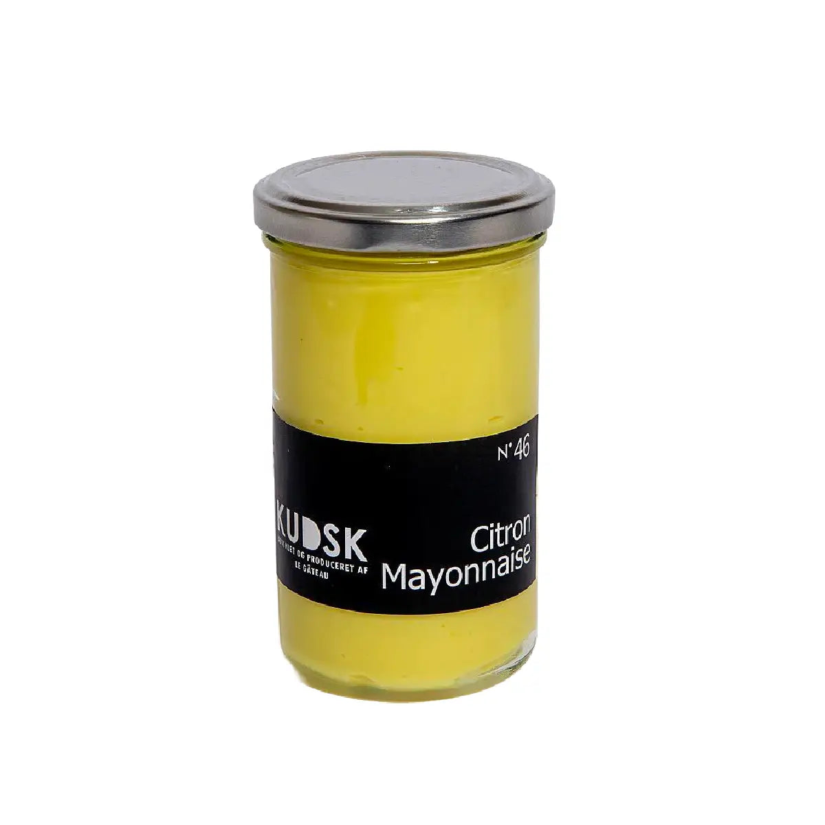 KUDSK Nr.46 Citron Mayonnaise med rapsolie, æggeblommer og citron, 225 g