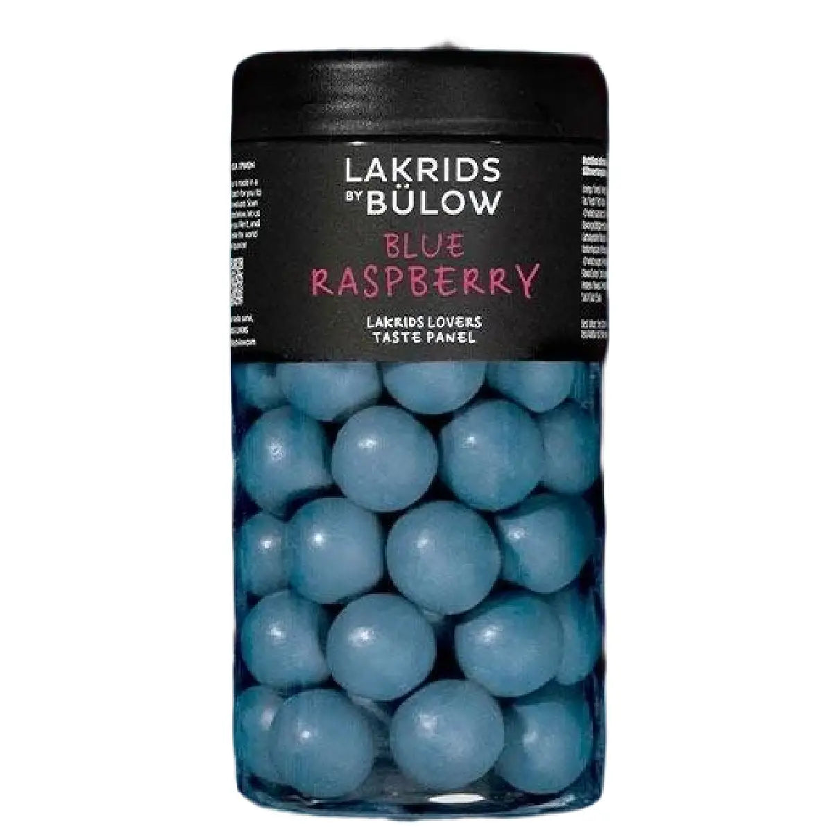 Lakrids by Bülow BLUE RASPBERRY Limited Edition med rød lakrids, hvid chokolade og hindbær, 270 g