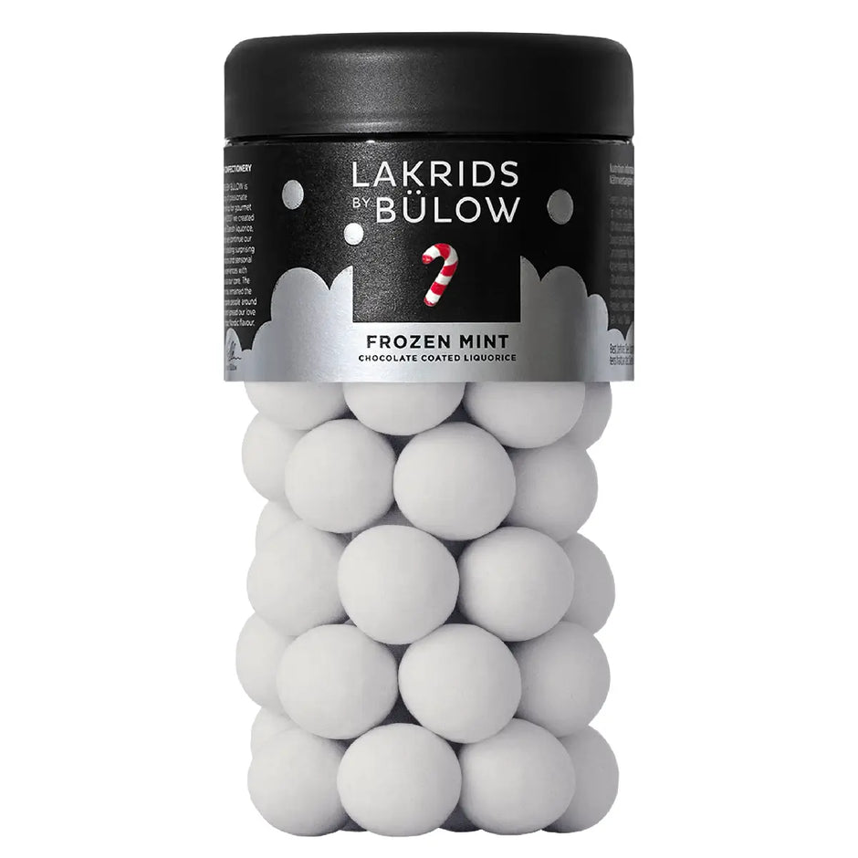 Lakrids by Bülow Frozen Mint Regular 270 g med sød lakrids, mælkechokolade og frisk mint