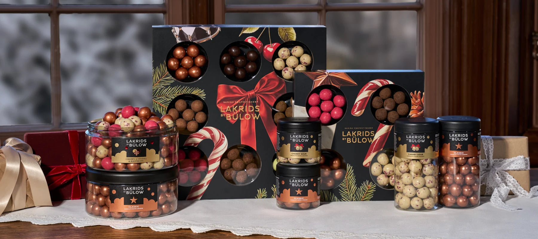Lakrids by Bülow julesortiment med lakrids, gaveæsker og juleprodukter hos SMAGdansk