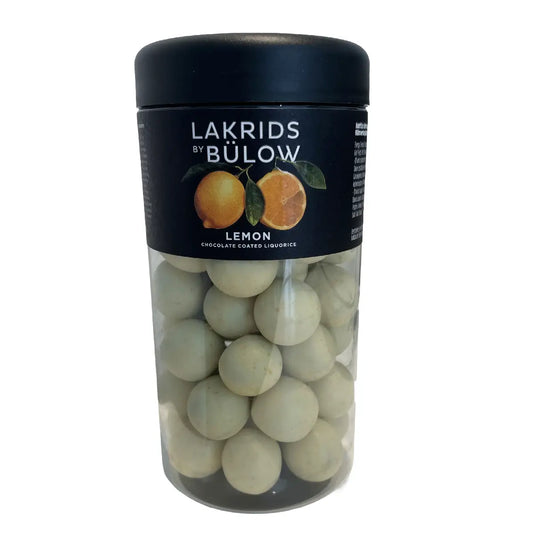 Lakrids by Bülow LEMON med saltlakrids, citron og hvid chokolade 270 g
