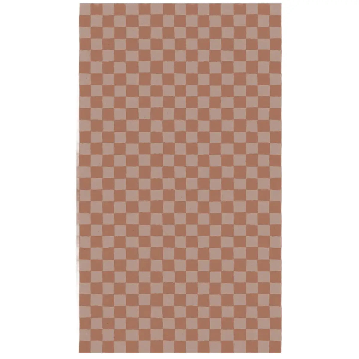Maileg gavepapir Checker Powder Vintage Rose 10 meter med ternet mønster