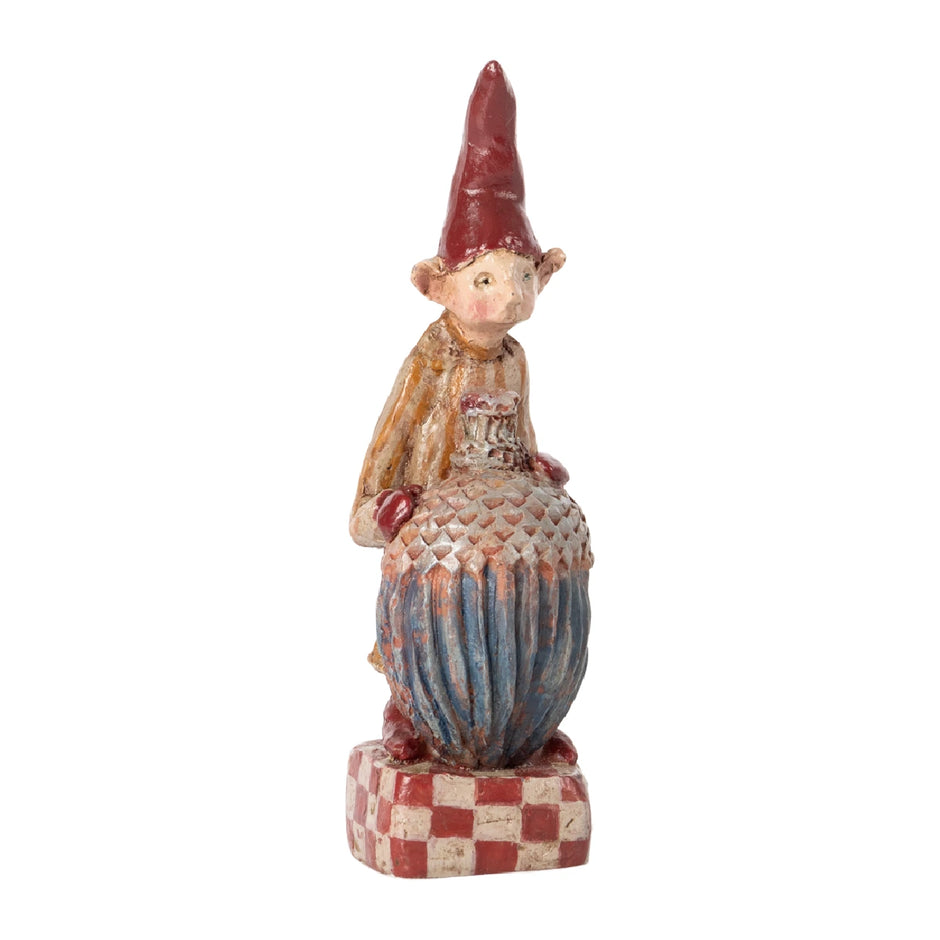 Maileg Petit Noël 20 julefigur med stort agern.