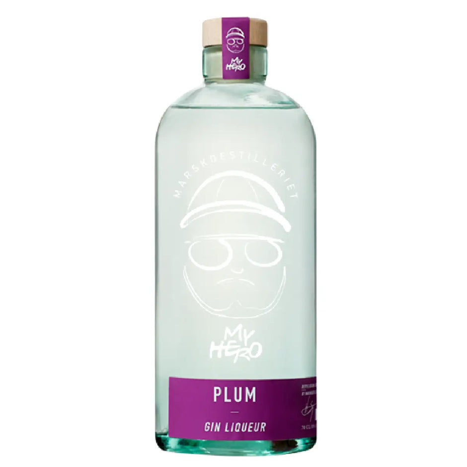 Marskdestilleriet Gin Likør Blomme med sød og frugtig smag af solmodne blommer, 70 cl