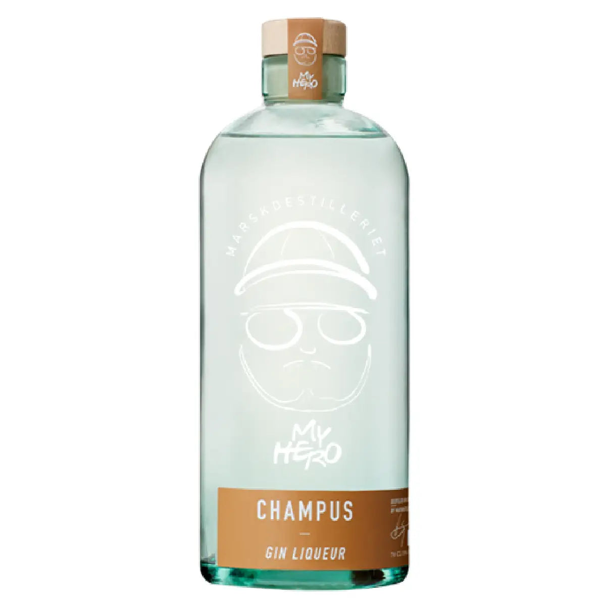Marskdestilleriet Gin Likør Champus med æblesmag og noter af champagnebrus, 70 cl