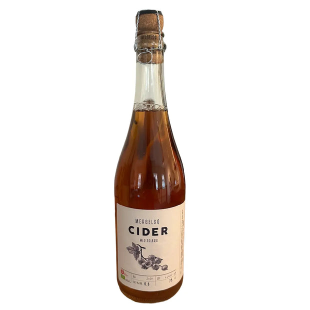 Mergelsø cider med danske æbler og solbær 75 cl