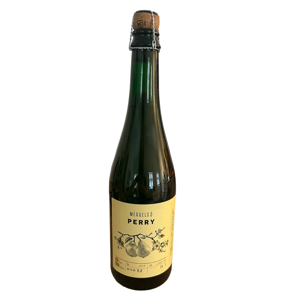 Mergelsø cider med sæsonens danske og vilde pærer 75 cl