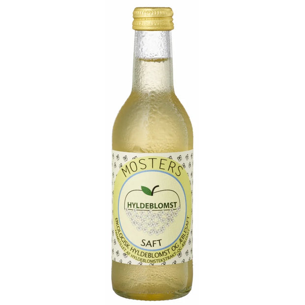 Klosterbryggeriet Mosters Hyldeblomst økologisk hyldeblomstsaft med æble, 25 cl