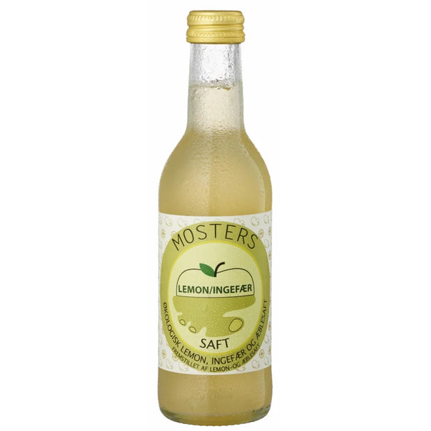 Klosterbryggeriet Mosters Ingefær Lemon økologisk saft med citrus, ingefær og æble, 25 cl