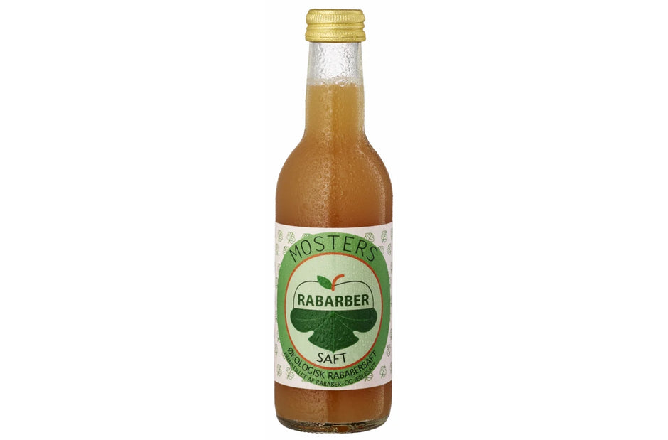 Klosterbryggeriet Mosters Rabarber økologisk rabarbersaft med æble og vanilje, 25 cl
