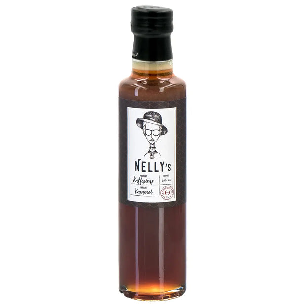 Nelly’s Kaffesirup med Karamel 250 ml