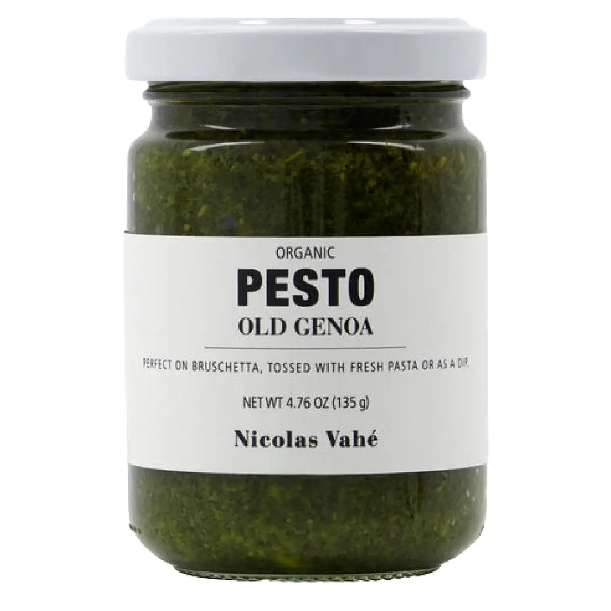 Nicolas Vahé økologisk Pesto Old Genoa med basilikum, parmesan, cashewnødder og pinjekerner, 135 g