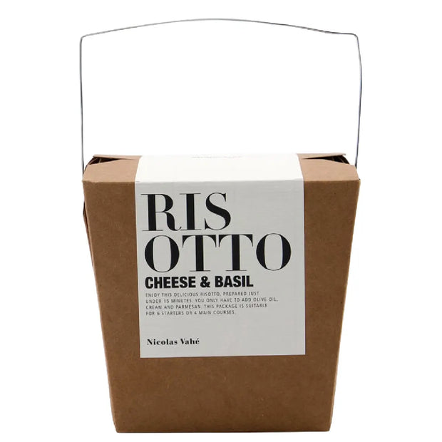 Nicolas Vahé Risotto Cheese & Basil med Carnaroli-ris, ost og basilikum, 300 g