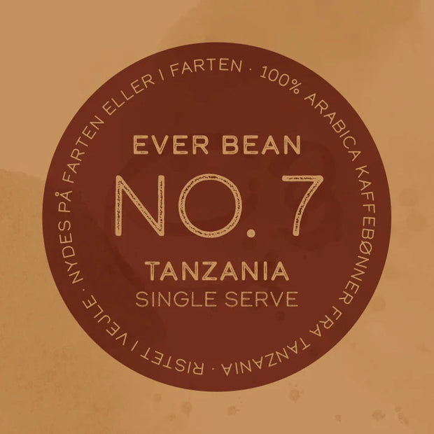 EverBean Single Serve No. 07 Tanzania Arabica kaffe i drypfilter til én kop