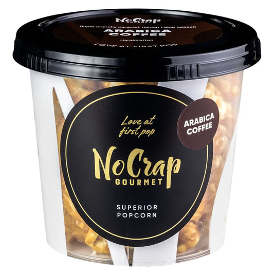 NoCrap Gourmet Arabica Kaffe Popcorn 65 g med karamel og Læsø havsalt