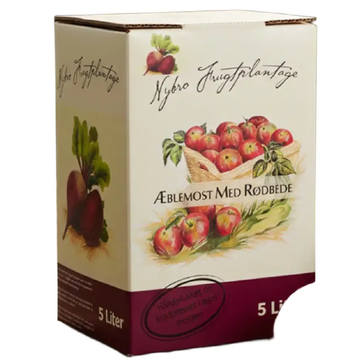 Nybro Frugt æblemost med rødbede 5 l bag-in-box