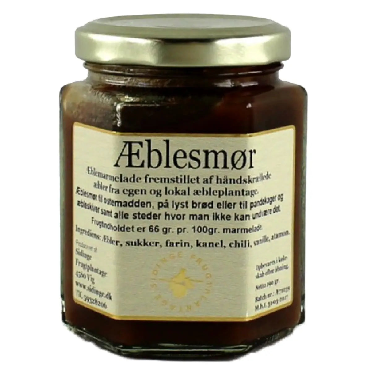 Æblesmør marmelade med fyldig og sødlig æblesmag