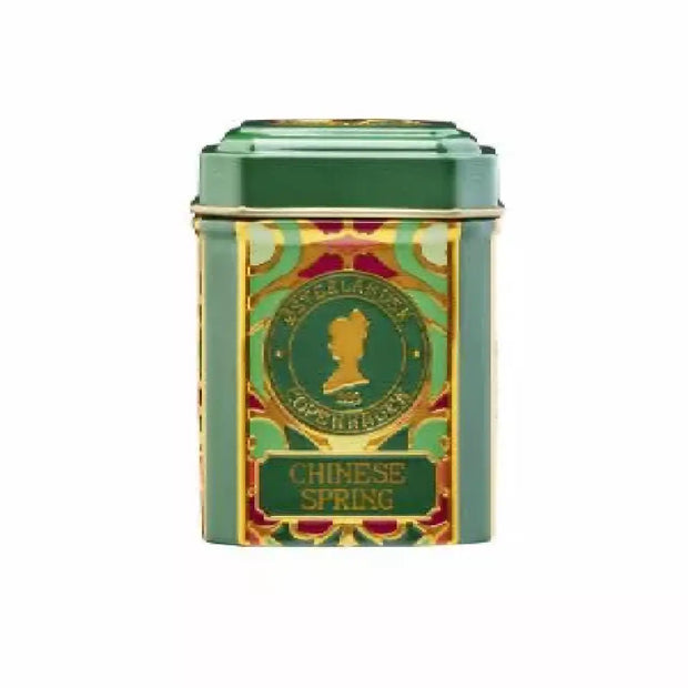 Østerlandsk Thehus Chinese Spring Mini med sort og grøn te, rose, jasmin, kirsebær og bergamotte