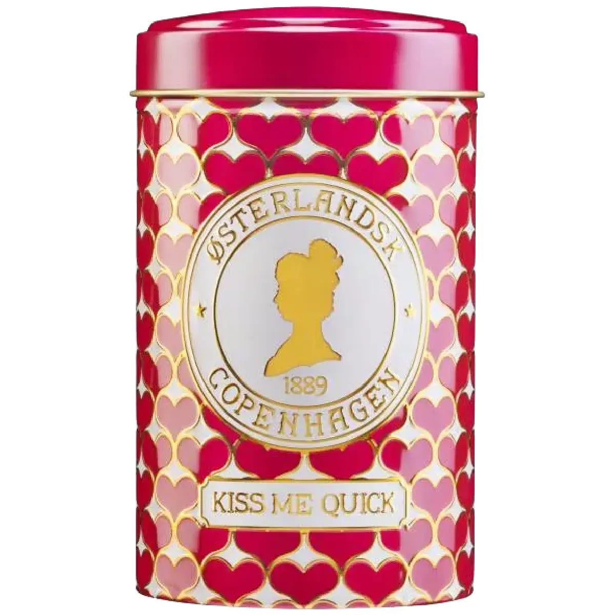 Østerlandsk Thehus Kiss Me Quick sort te med bær og fersken i dåse 125 g
