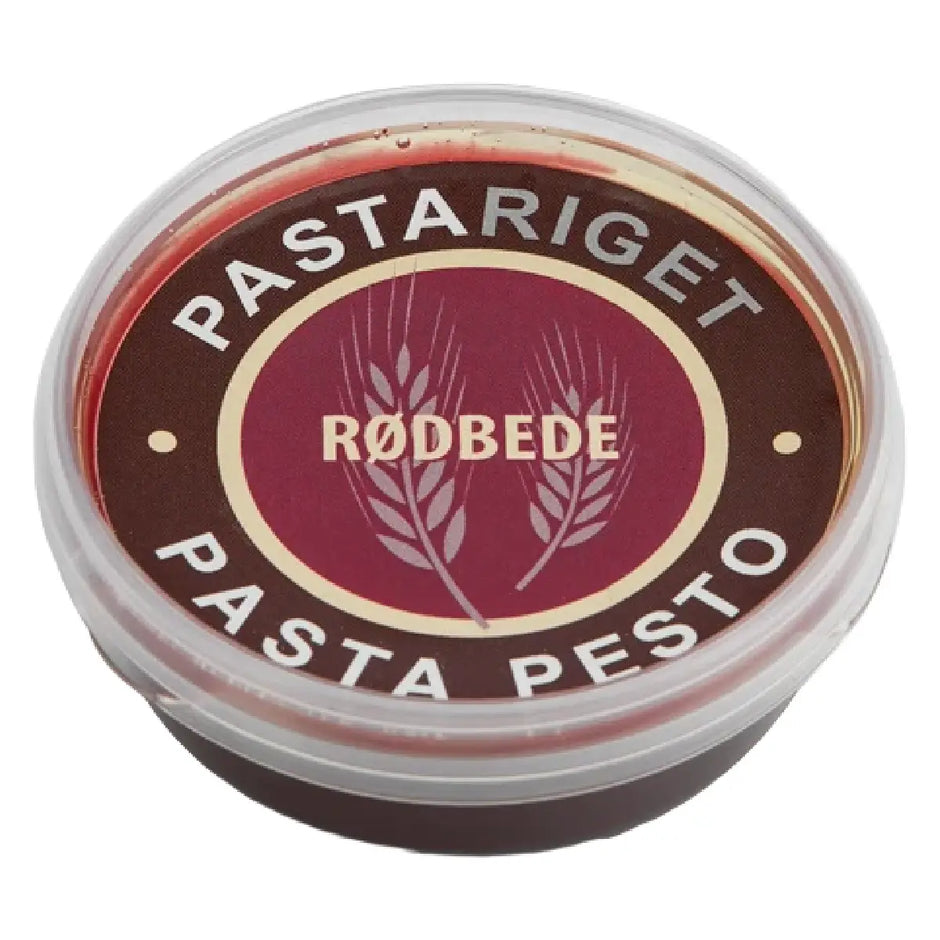 Pastariget rødbedepesto med bornholmsk rapsolie og frysetørret rødbede, 35 g