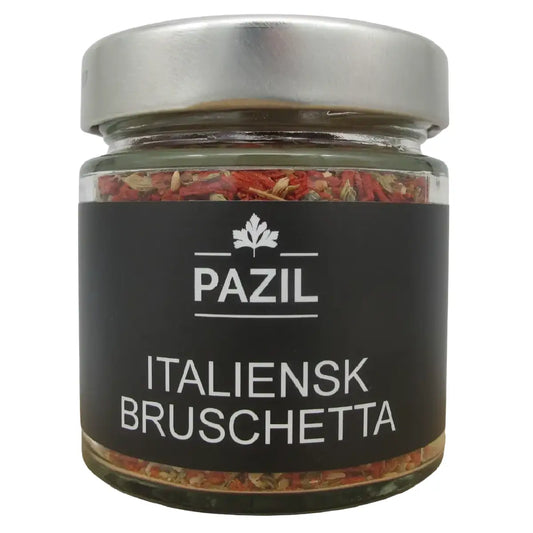 Pazil Italiensk Bruschetta Pesto tørpesto med tomat og urter