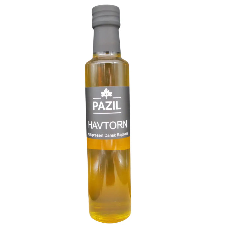 Pazil koldpresset rapsolie med havtorn, 25 cl
