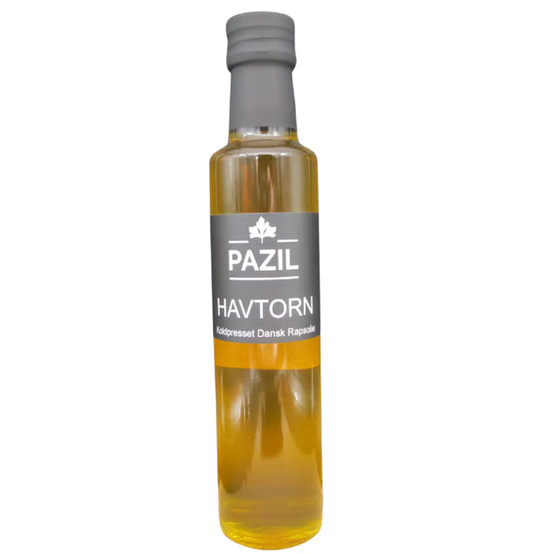 Pazil koldpresset rapsolie med havtorn, 25 cl