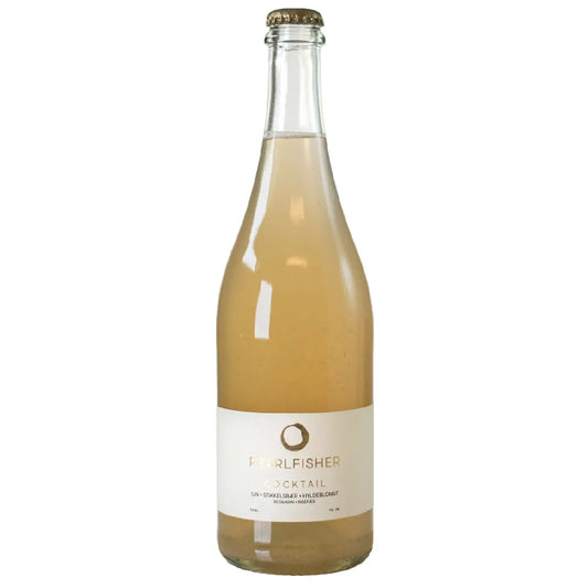Pearlfisher Cocktail med gin, stikkelsbær, hyldeblomst, rosmarin og ingefær 75 cl
