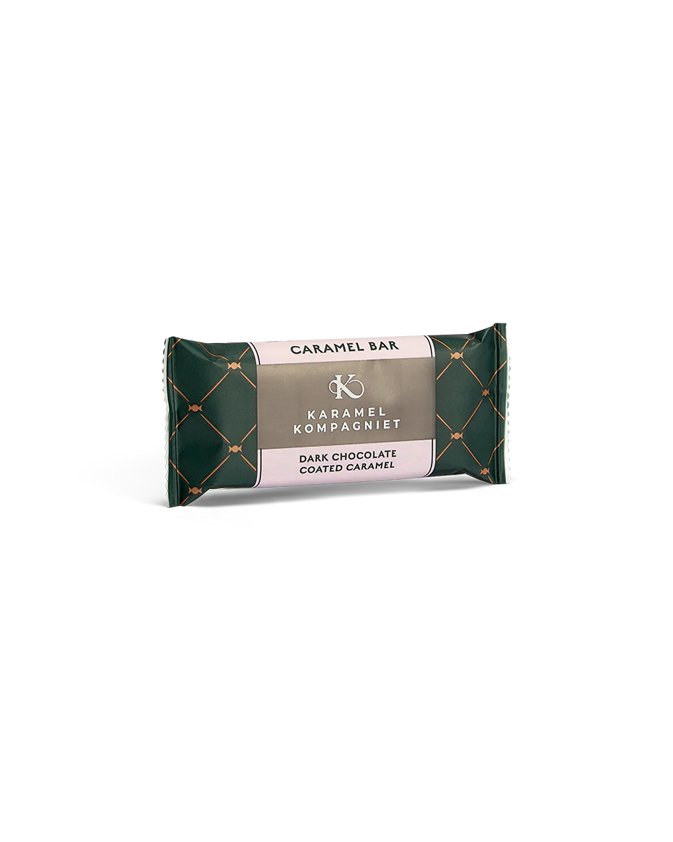 Karamel Kompagniet Karamel Bar Klassisk fløde i mørk chokolade 50 g