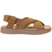 Shangies by Stilov Unisex#2 Dune Diver gyldenbrune sandaler med brede remme og justerbar hælrem