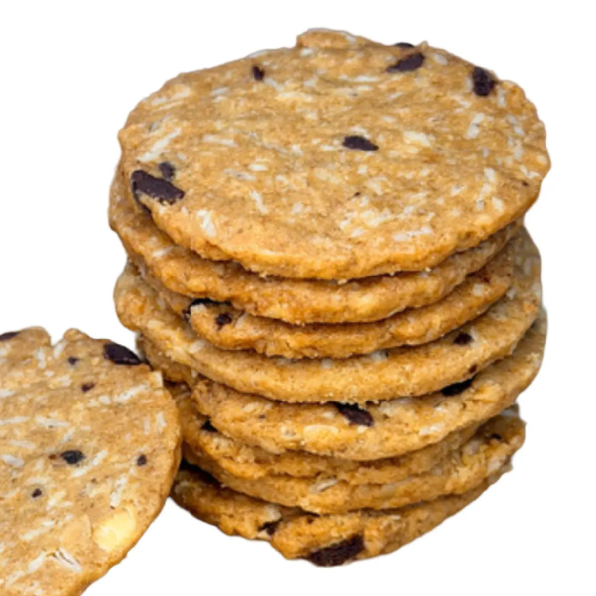 Småkageriet Havre og Peanut Butter Cookie med havre, peanut butter, mørk chokolade og smør, sprøde cookies, 150 g
