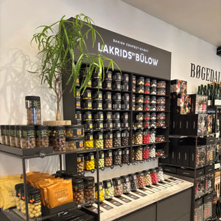 Lakrids by Bülow display i SMAGdansk butikken i Vejle.