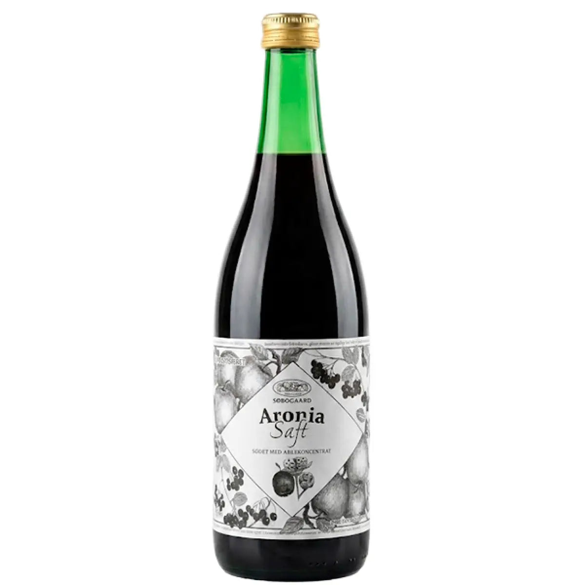 Søbogaard økologisk aroniasaft sødet med æblekoncentrat 73 cl