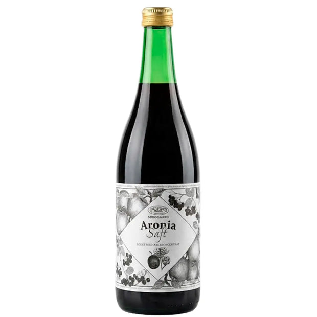 Søbogaard økologisk aroniasaft sødet med æblekoncentrat 73 cl