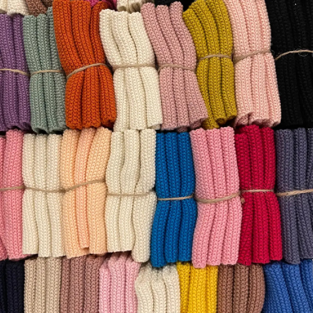 Strikkede karklude 25 x 25 cm i assorterede farver 3 stk.