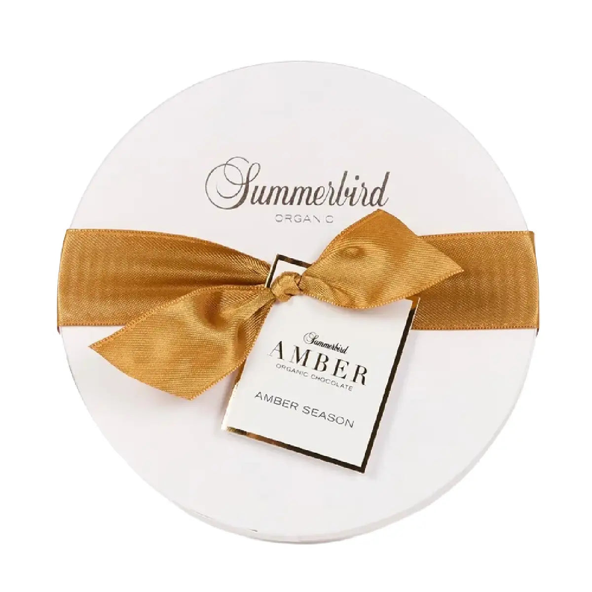 Summerbird Amber Season Caramel med Amber-chokolade, hasselnødder, mandler og orange, 120 g