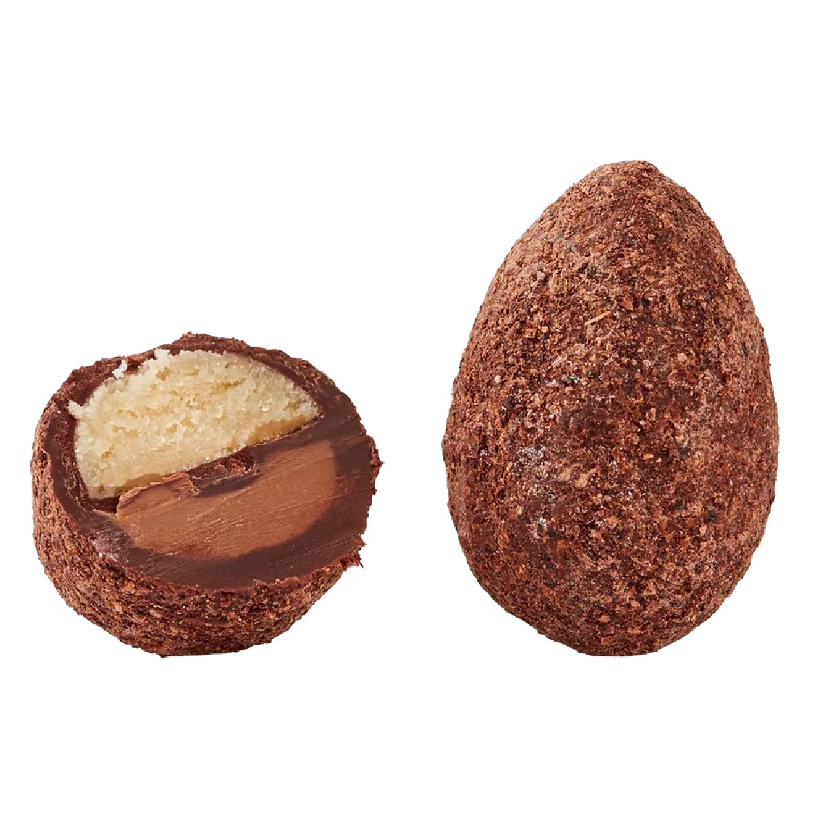 Summerbird Dark Praliné 20 g – økologisk chokoladespecialitet med marcipan og praliné, overtrukket med mørk chokolade (61% og 71% kakaotørstof)