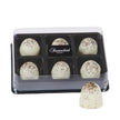 Summerbird Mini Liquorice Flødeboller 120 g med økologisk marcipan, lakridsguf samt hvid og mørk chokolade