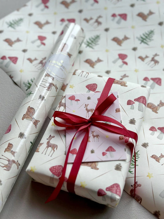 All By Voss - Gavepapir 5m Bambi