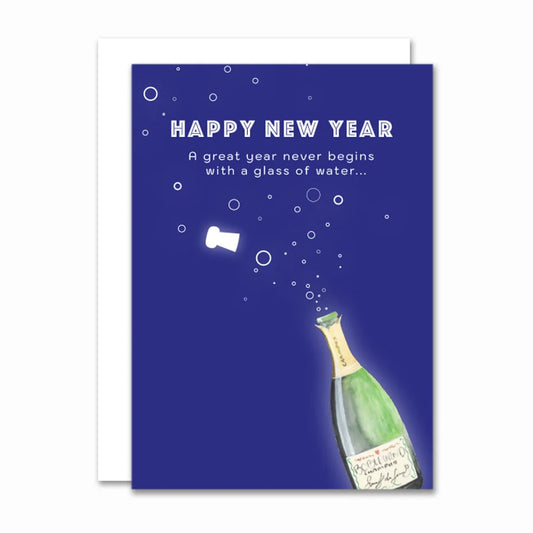 All By Voss - Foldet Kort Happy New Year