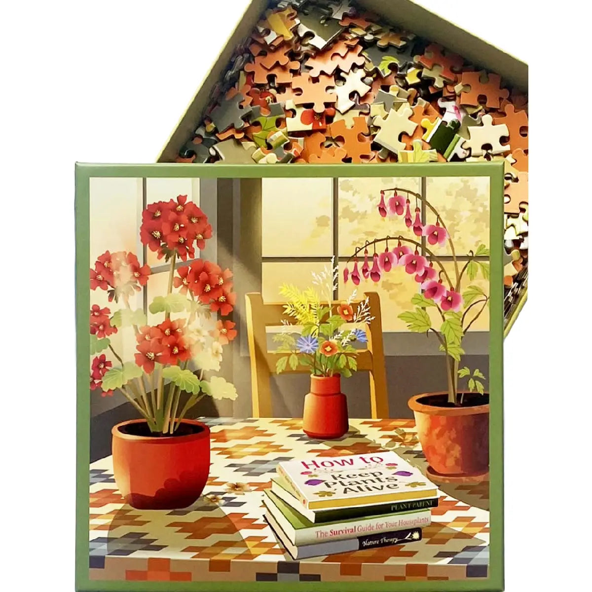 ViSSEVASSE Blossom puslespil med 500 brikker og blomstrende motiv
