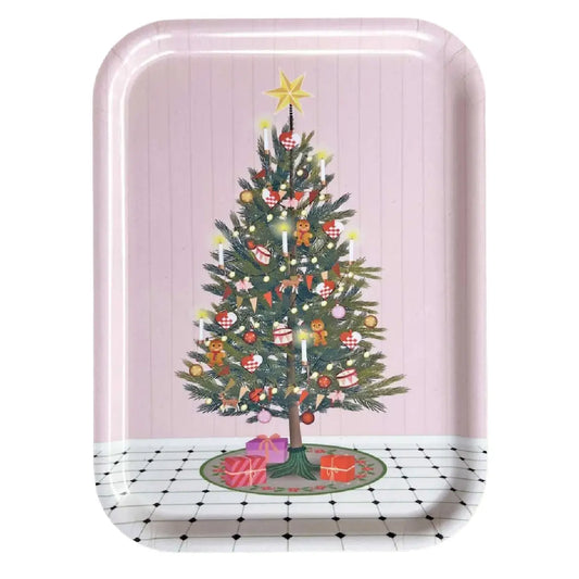 ViSSEVASSE Glowing Christmas Tree bakke med juletræsmotiv 20 × 27 cm