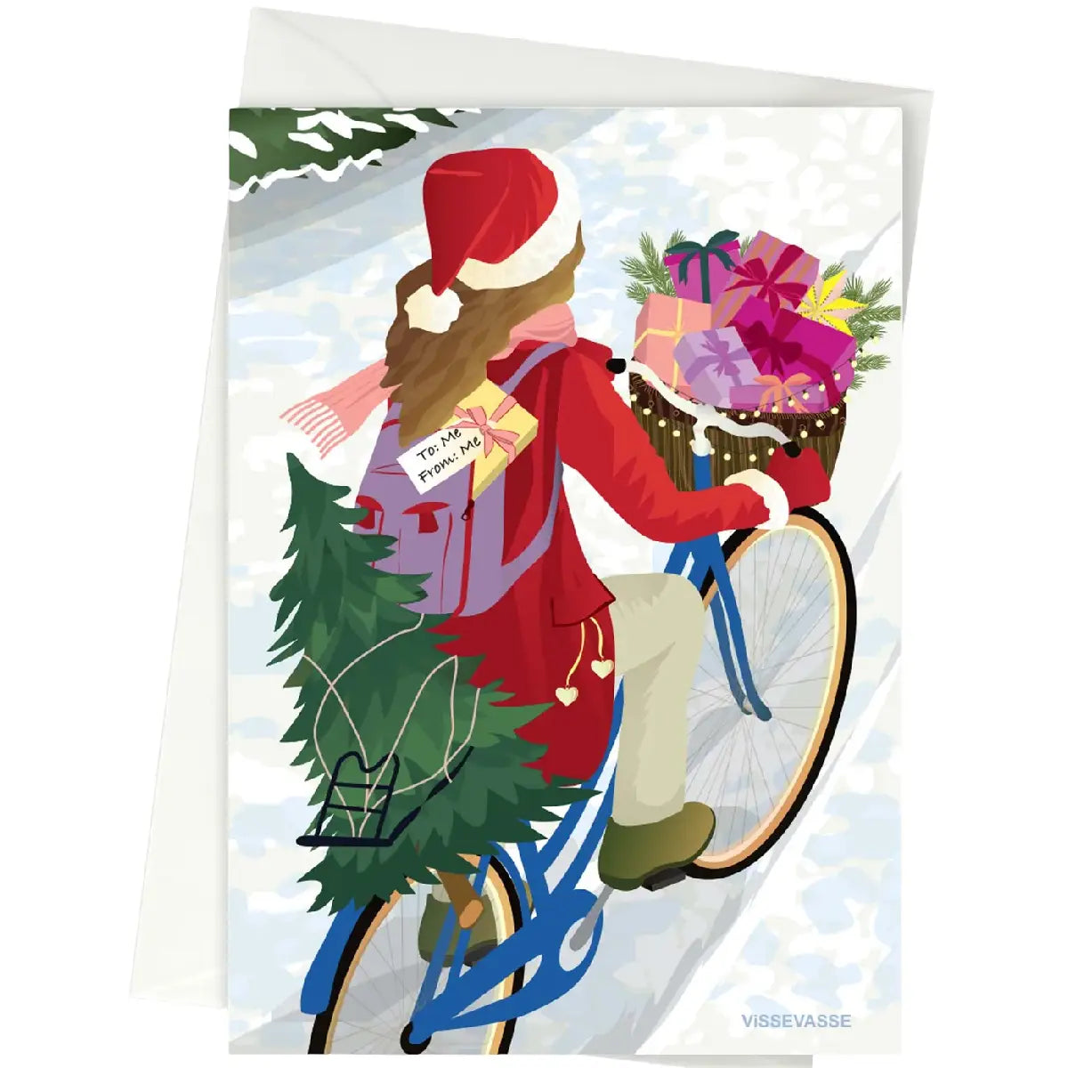 ViSSEVASSE Loaded With Christmas julekort med stemningsfuldt julemotiv