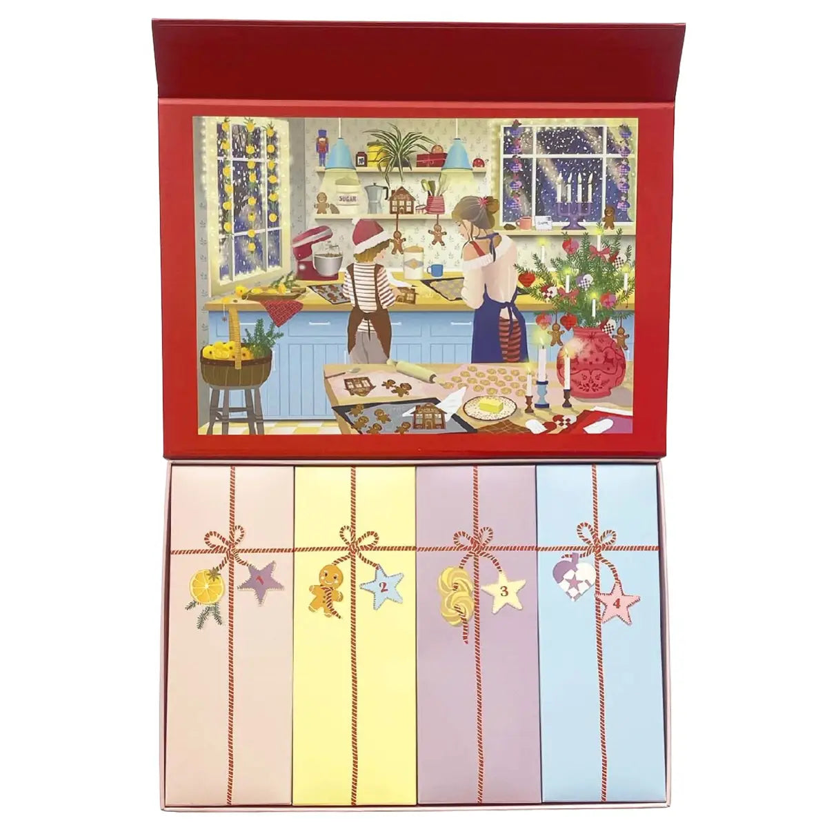 ViSSEVASSE SWEET DECEMBER puslespilsadventskalender med julemotiv og 1000 brikker