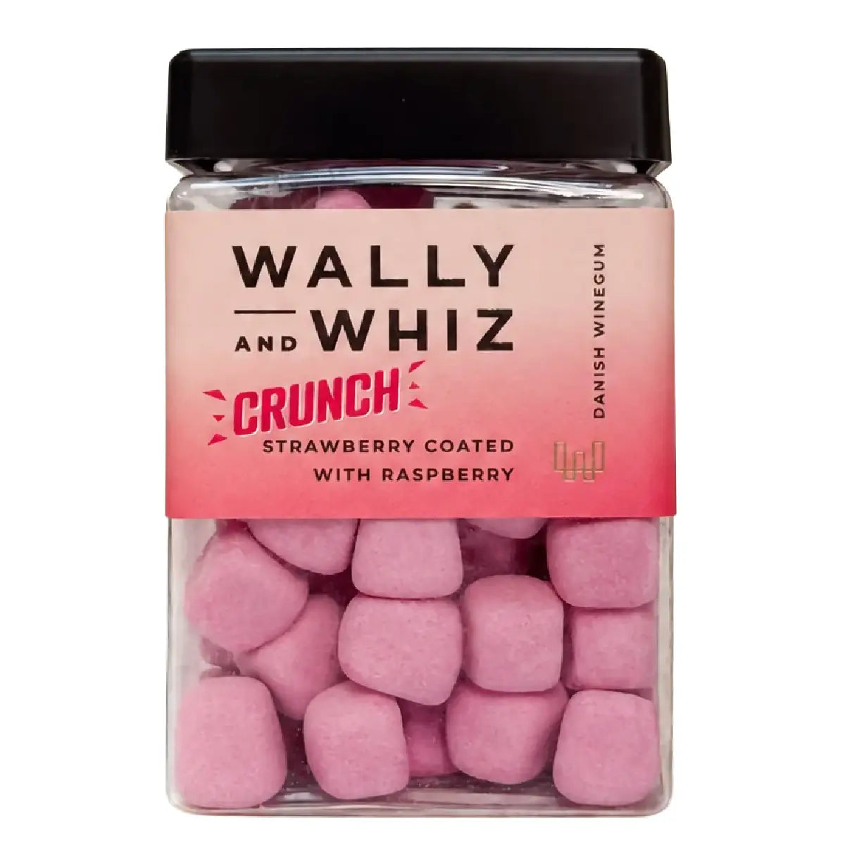 Wally and Whiz Jordbær med Hindbær Crunch 210 g gourmetvingummi