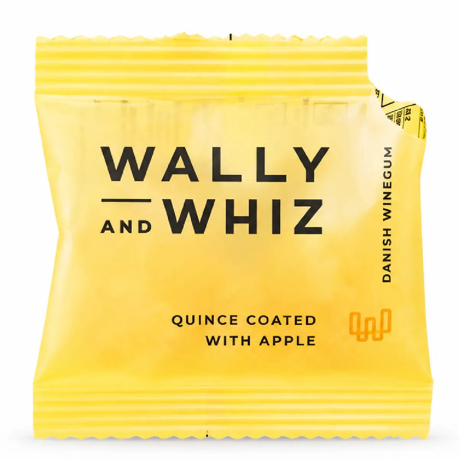 Wally and Whiz Kvæde med Æble 11 g vingummi med frugtig æblesmag